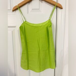 Fairy Wang Paris Lime Green Spaghetti Strap Top - 34